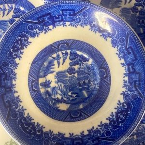 $30 for 5 olde willow saucers
